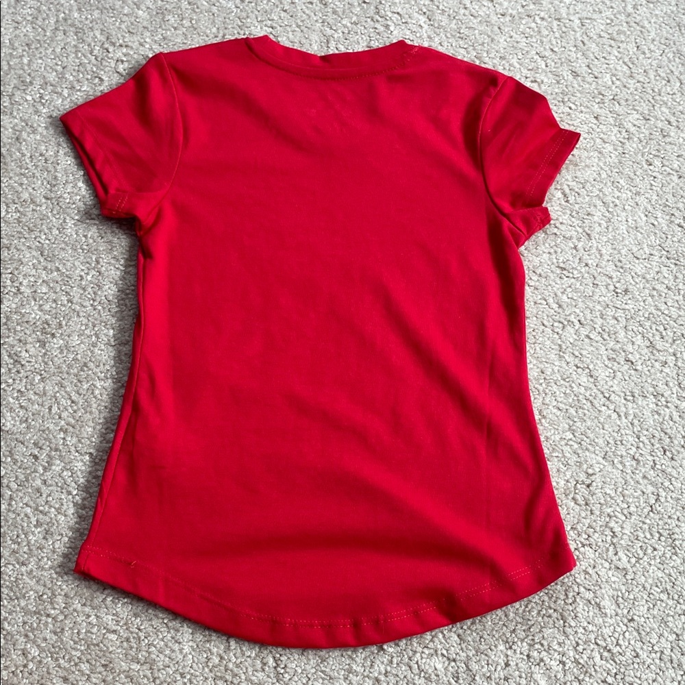 Red Sparkle and Shine Kids T-Shirt - Picture 4 of 6